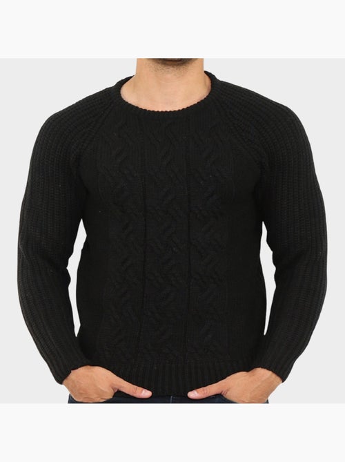 Maglione lavorato a trecce - Kiabi