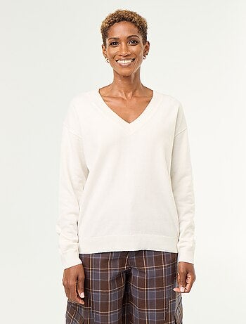 Maglione leggero con scollo a V