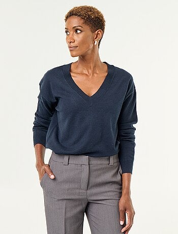 Maglione leggero con scollo a V