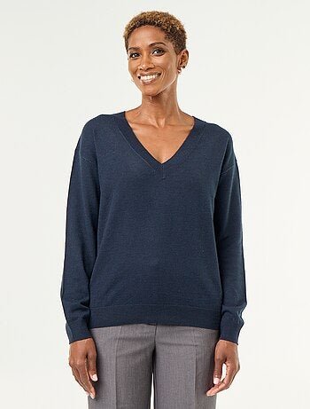 Maglione leggero con scollo a V