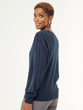 Maglione leggero con scollo a V