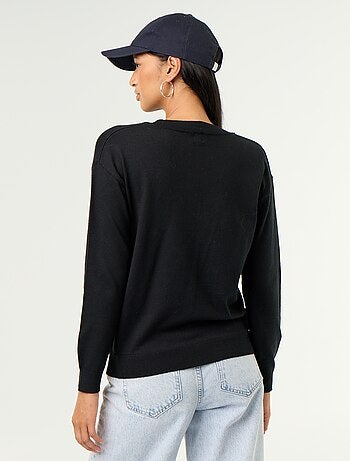 Maglione leggero con scollo a V