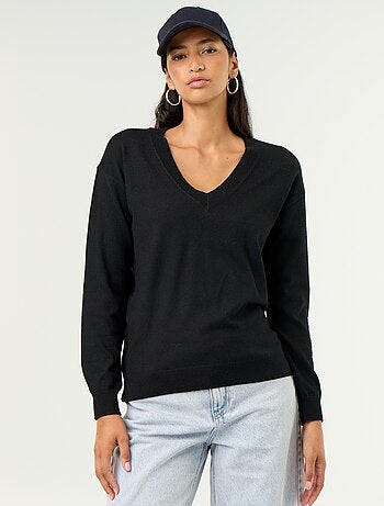 Maglione leggero con scollo a V