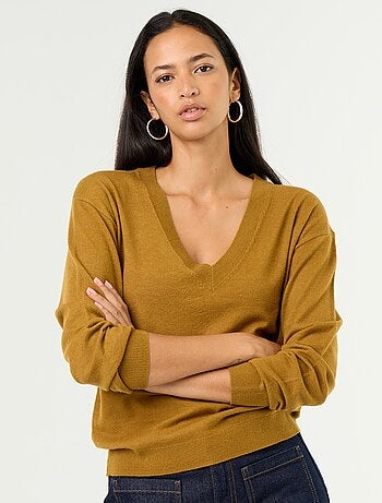 Maglione leggero con scollo a V