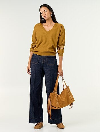 Maglione leggero con scollo a V