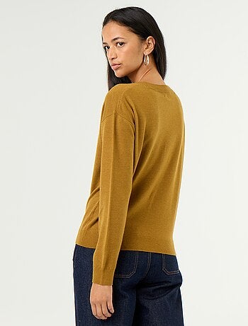 Maglione leggero con scollo a V