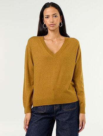 Maglione leggero con scollo a V