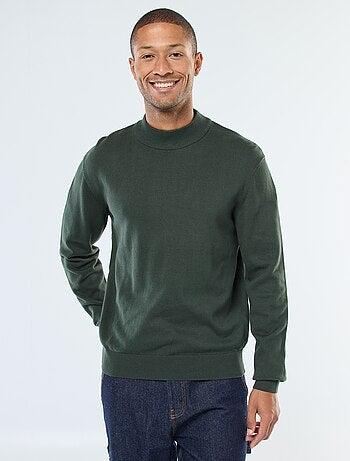 Maglione leggero in maglia fine con collo alto