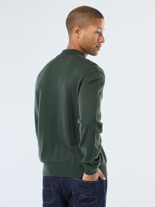 Maglione leggero in maglia fine a collo alto - Kiabi