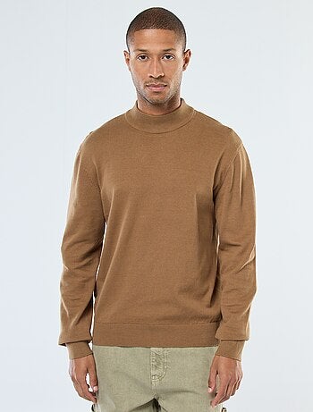 Maglione leggero in maglia fine con collo alto