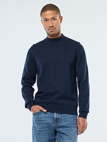 Maglione leggero in maglia fine con collo alto