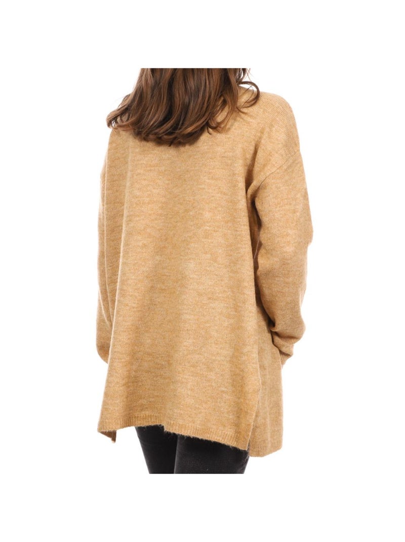 Maglione Lungo da Donna Vero Moda Beige - Kiabi
