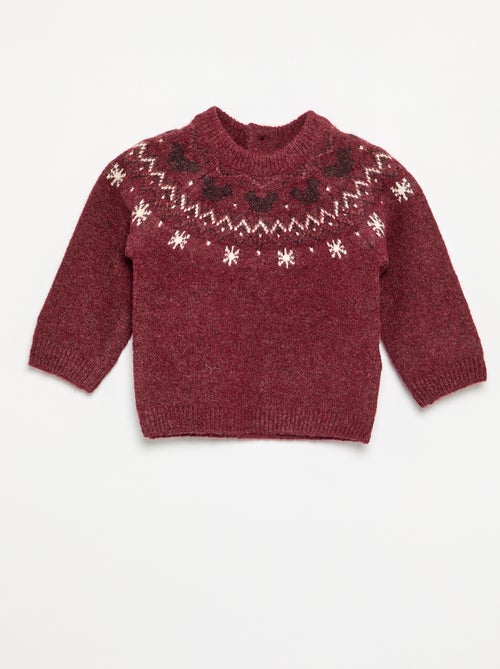 Maglione "Mickey" "Disney" a girocollo - Kiabi
