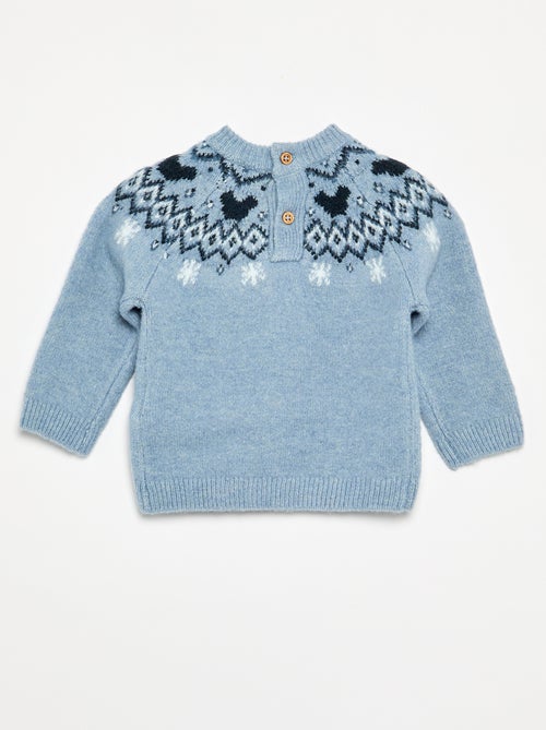 Maglione 'Mickey' 'Disney' a girocollo 'Natale' - Kiabi Maglione 'Mickey' 'Disney' a girocollo 'Natale' - Kiabi