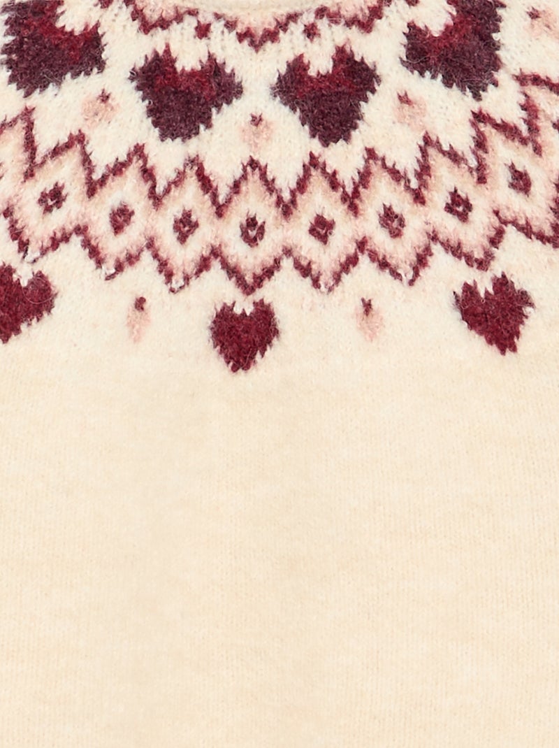 Maglione 'Minnie' 'Disney' a girocollo 'Natale' Bianco - Kiabi