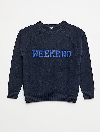 Maglione morbidissimo con scritta