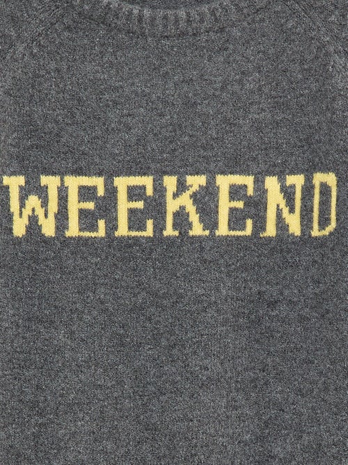 Maglione morbidissimo con scritta - Kiabi