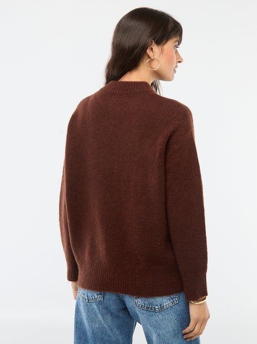 Maglione morbido in mohair e lana - Kiabi