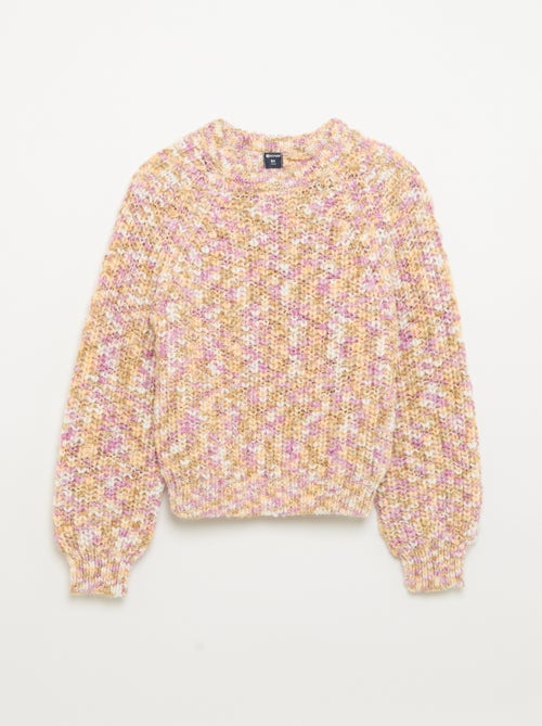 Maglione multicolore a maglia grossa - Kiabi