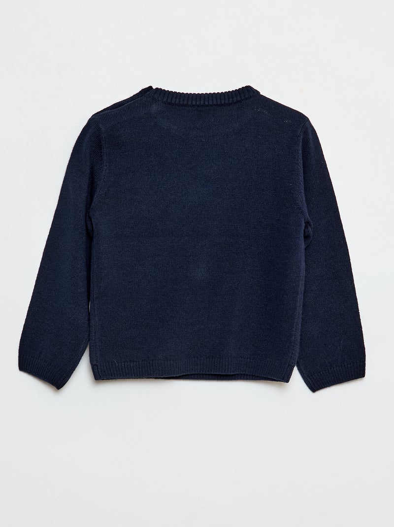 Maglione Natalizio a Girocollo Blu - Kiabi