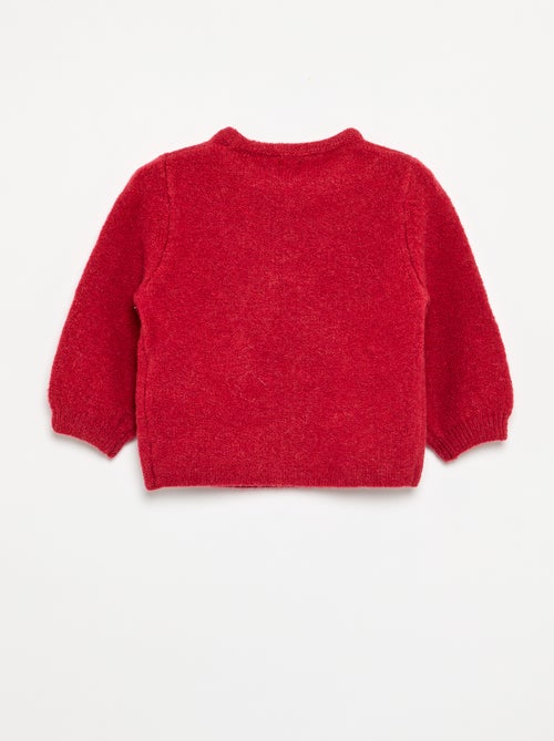 Maglione natalizio a maglia fine "orsetto" - Kiabi