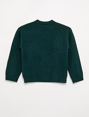 Maglione natalizio a maglia grossa