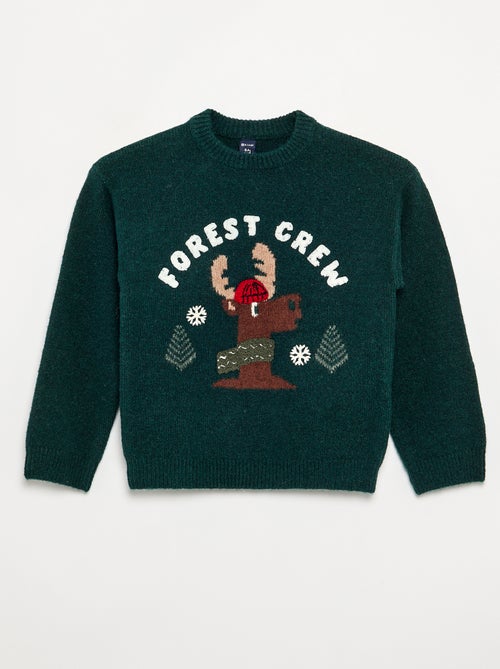 Maglione natalizio a maglia grossa - Kiabi