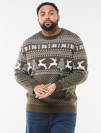 Maglione natalizio con motivo