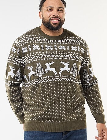 Maglione natalizio con motivo