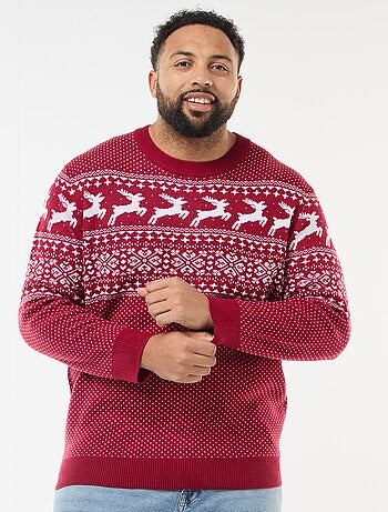 Maglione natalizio con motivo