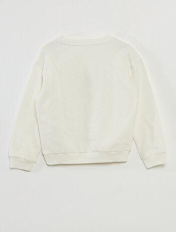 Maglione natalizio con motivo stampato in cotone