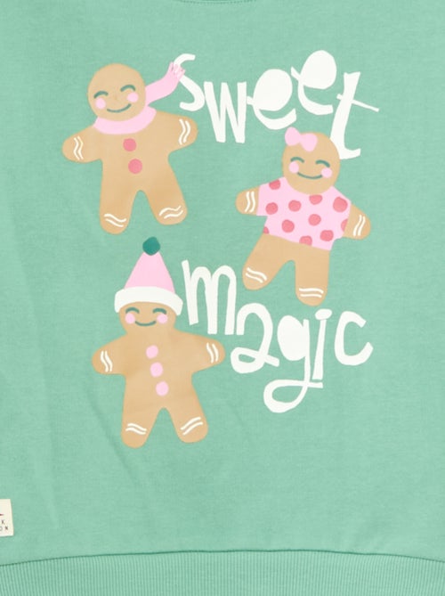 Maglione natalizio con motivo stampato in cotone - Kiabi