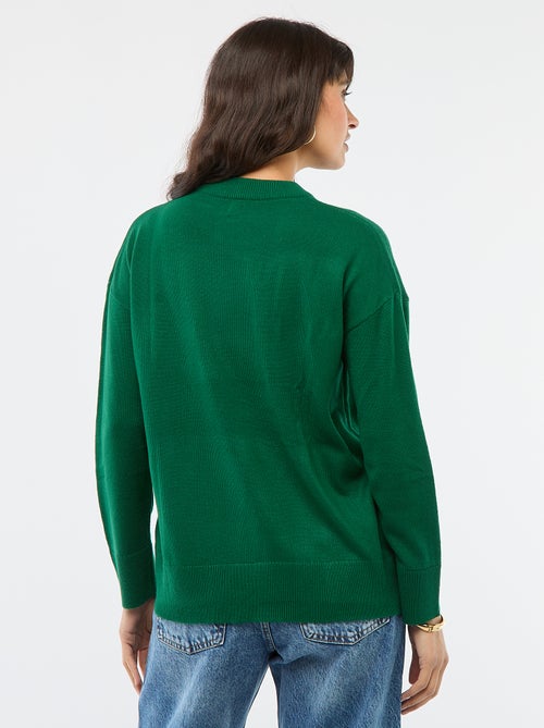 Maglione natalizio con stampa cane - Kiabi