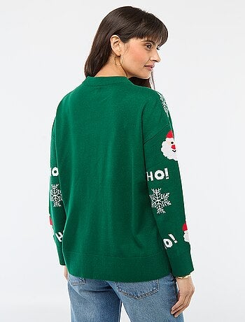 Maglione natalizio in jacquard