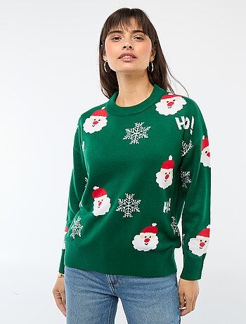 Maglione natalizio in jacquard