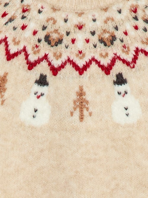 Maglione natalizio in maglia - Kiabi