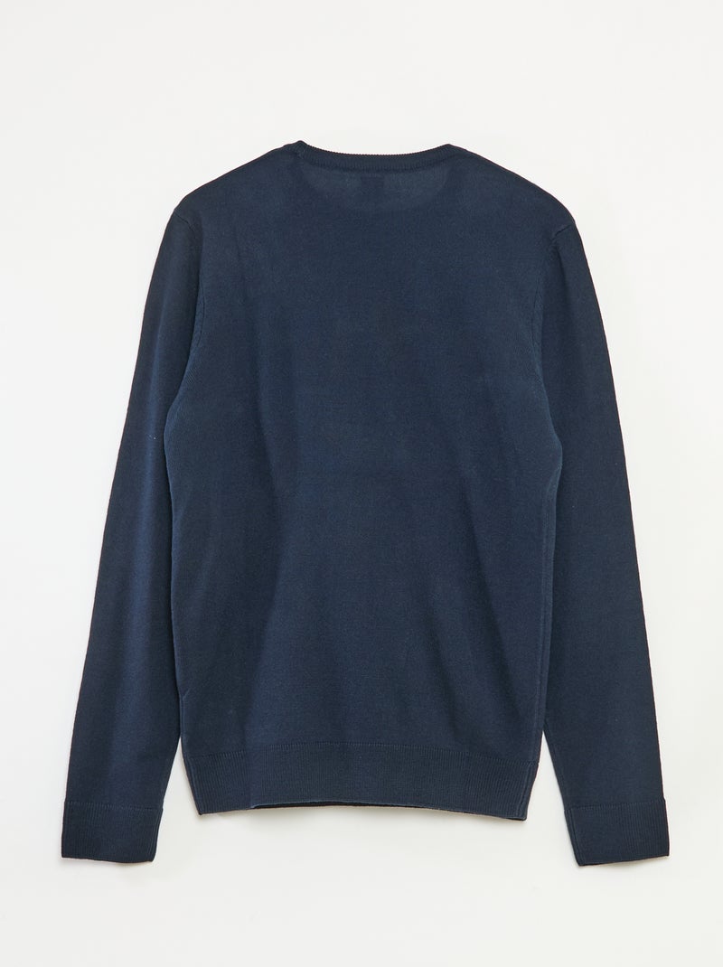 Maglione natalizio 'renna' Blu - Kiabi