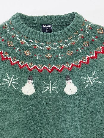Maglione natalizio soffice con animazione fantasia