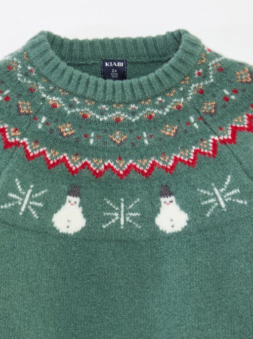 Maglione natalizio soffice con animazione fantasia - Kiabi