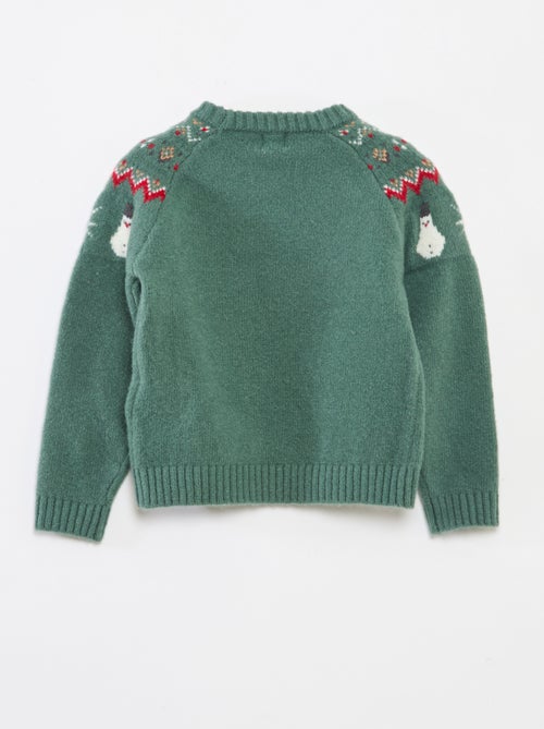 Maglione natalizio soffice con animazione fantasia - Kiabi