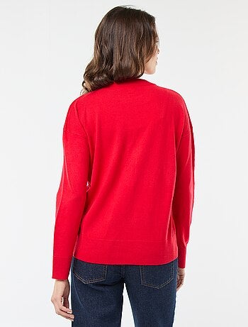 Maglione natalizio stampato albero di Natale