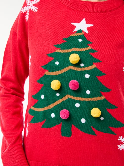 Maglione natalizio stampato albero di Natale - Kiabi