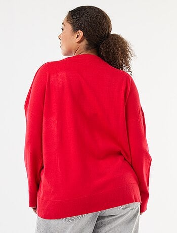 Maglione natalizio stampato con albero di Natale