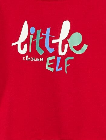 Maglione natalizio stampato in cotone