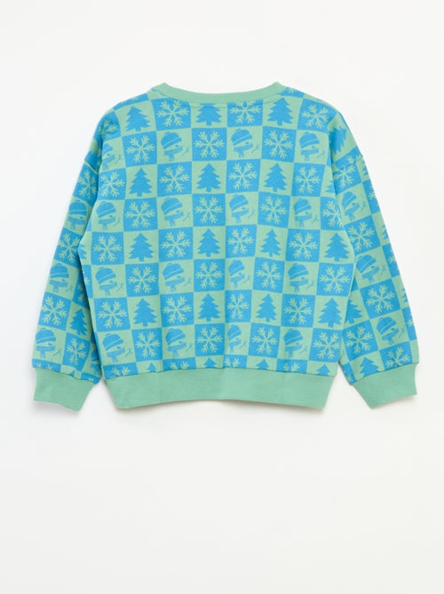 Maglione natalizio stampato in cotone - Kiabi