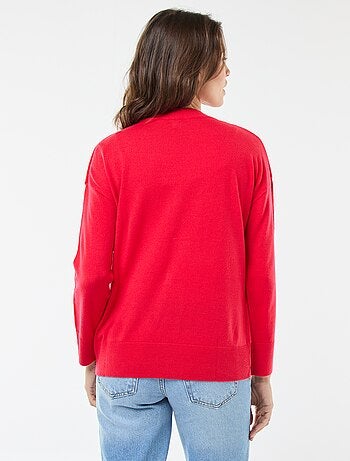 Maglione natalizio stampato 'renna'