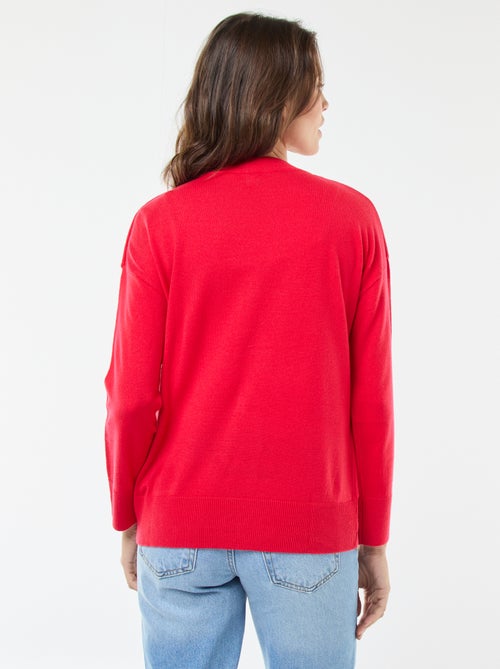 Maglione natalizio stampato 'renna' - Kiabi