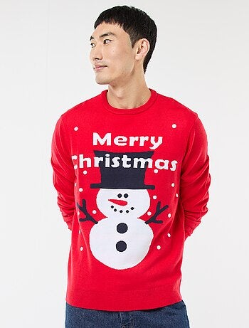 Maglione natalizio stampato