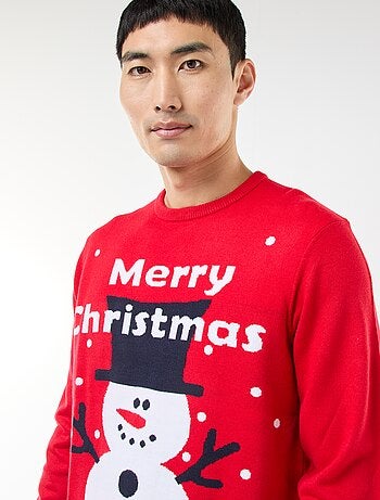 Maglione natalizio stampato