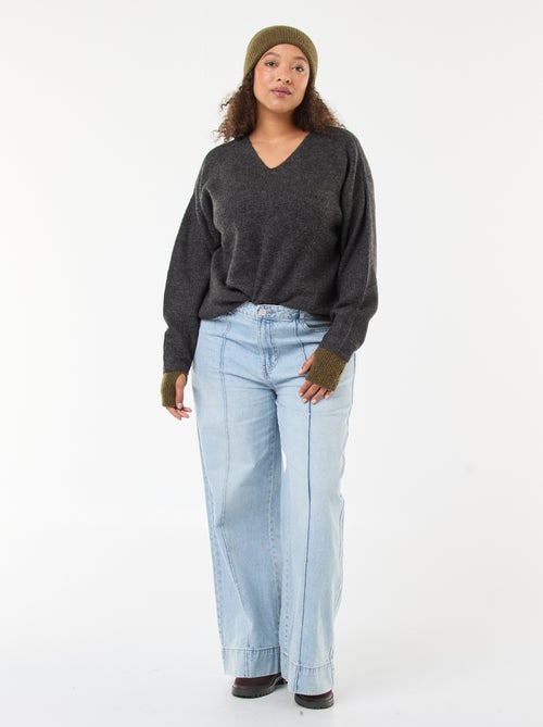 Maglione 'Only carmakoma' tinta unita - Kiabi